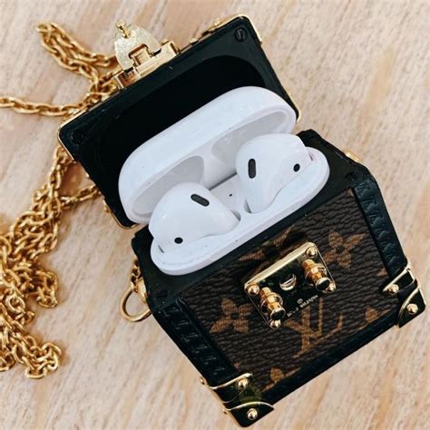 black lv airpod case|airpods pro case luxury brand.